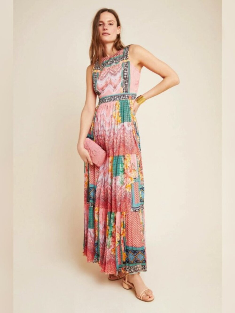 Anthropologie Bhanuni by Jyoti Alessandra Maxi Dress Sz 0